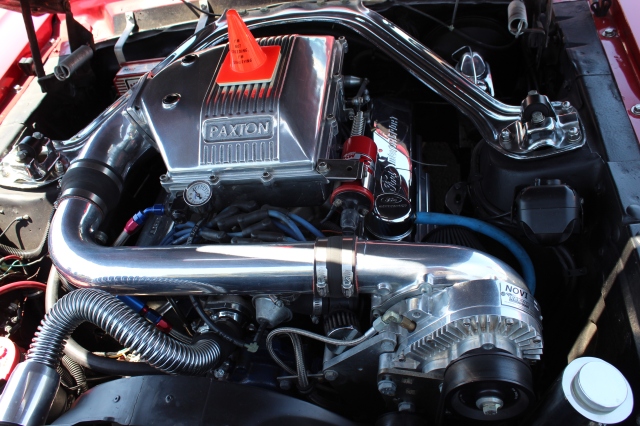 Paxton NOVI 1200 Supercharged Carbureted 68 Mustang