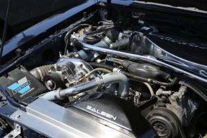 Blue Vortech V-1 Supercharged Fox Body Saleen Mustang
