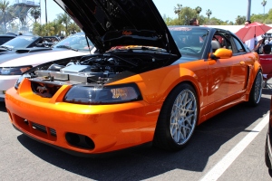 Ernie A's V-2 Ti Supercharged Targa Top Mustang GT