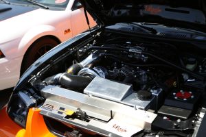 Ernie A's V-2 Ti Supercharged Targa Top Mustang GT